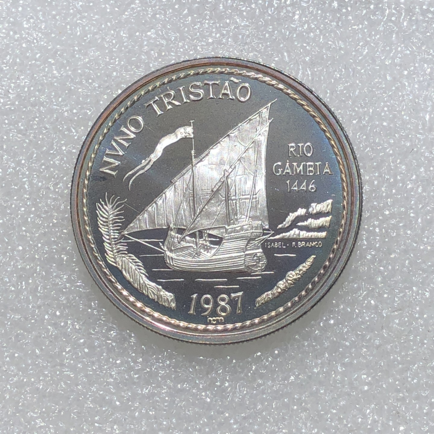 环球钱币第02场 92.5%银葡萄牙100埃斯库多银币