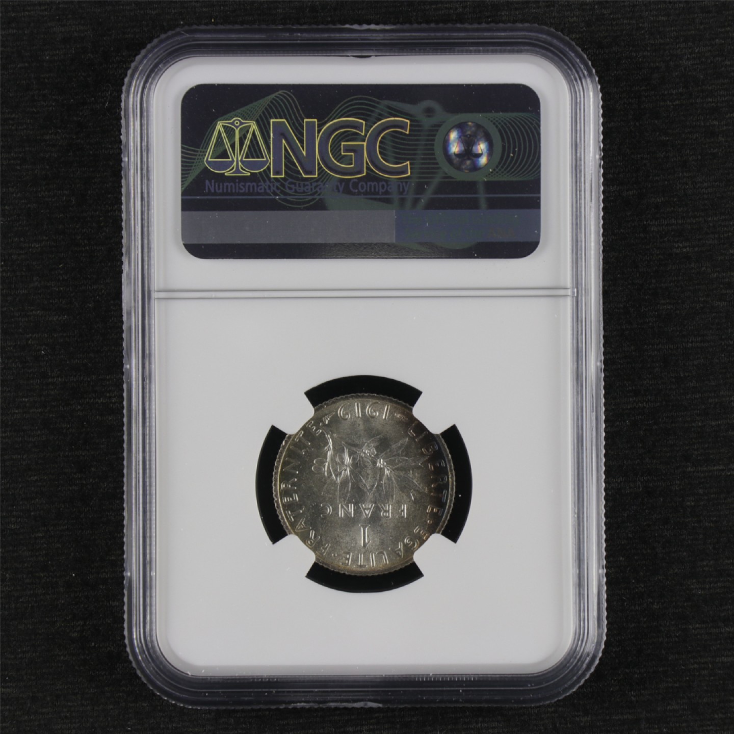 【亘邦集藏】第157期拍卖 1919年 法国1法郎硬币NGC MS 63 6397032-090