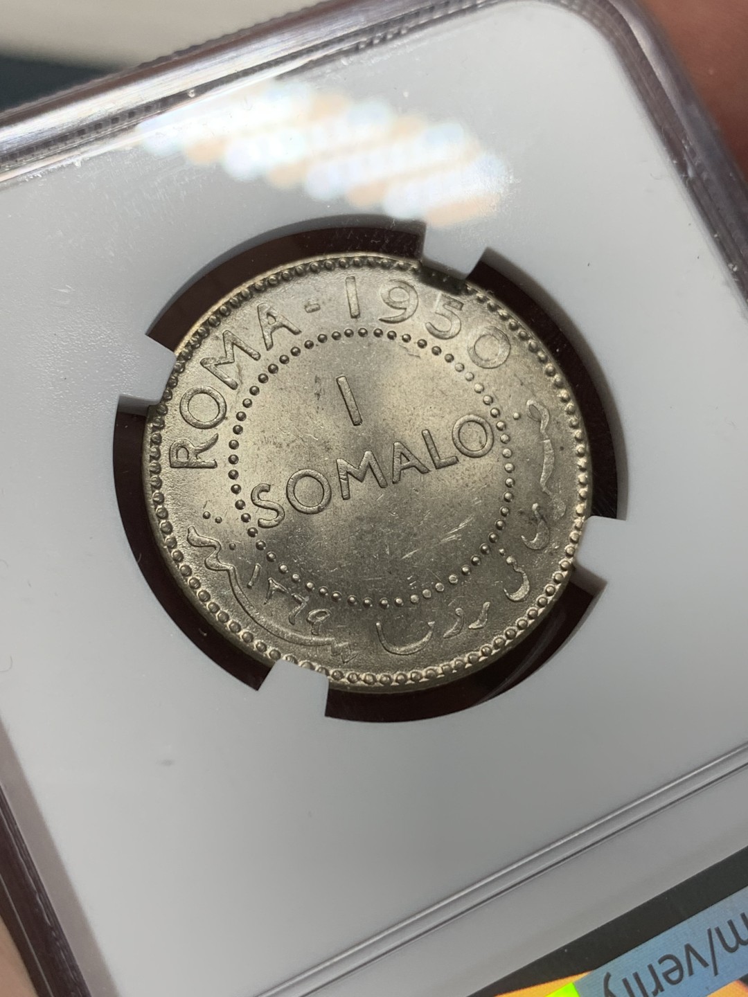 《竞宝斋》第159场-周日，周一 2场 (全场包邮) NGC-MS63 索马里1950年 黑豹1S银币 顶级品相