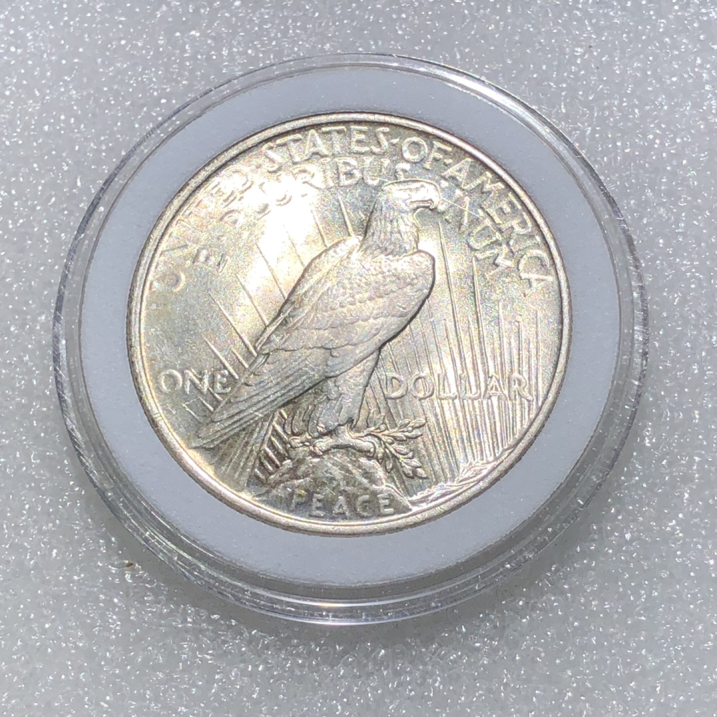 环球钱币第02场 1924年90%银和平鹰银币