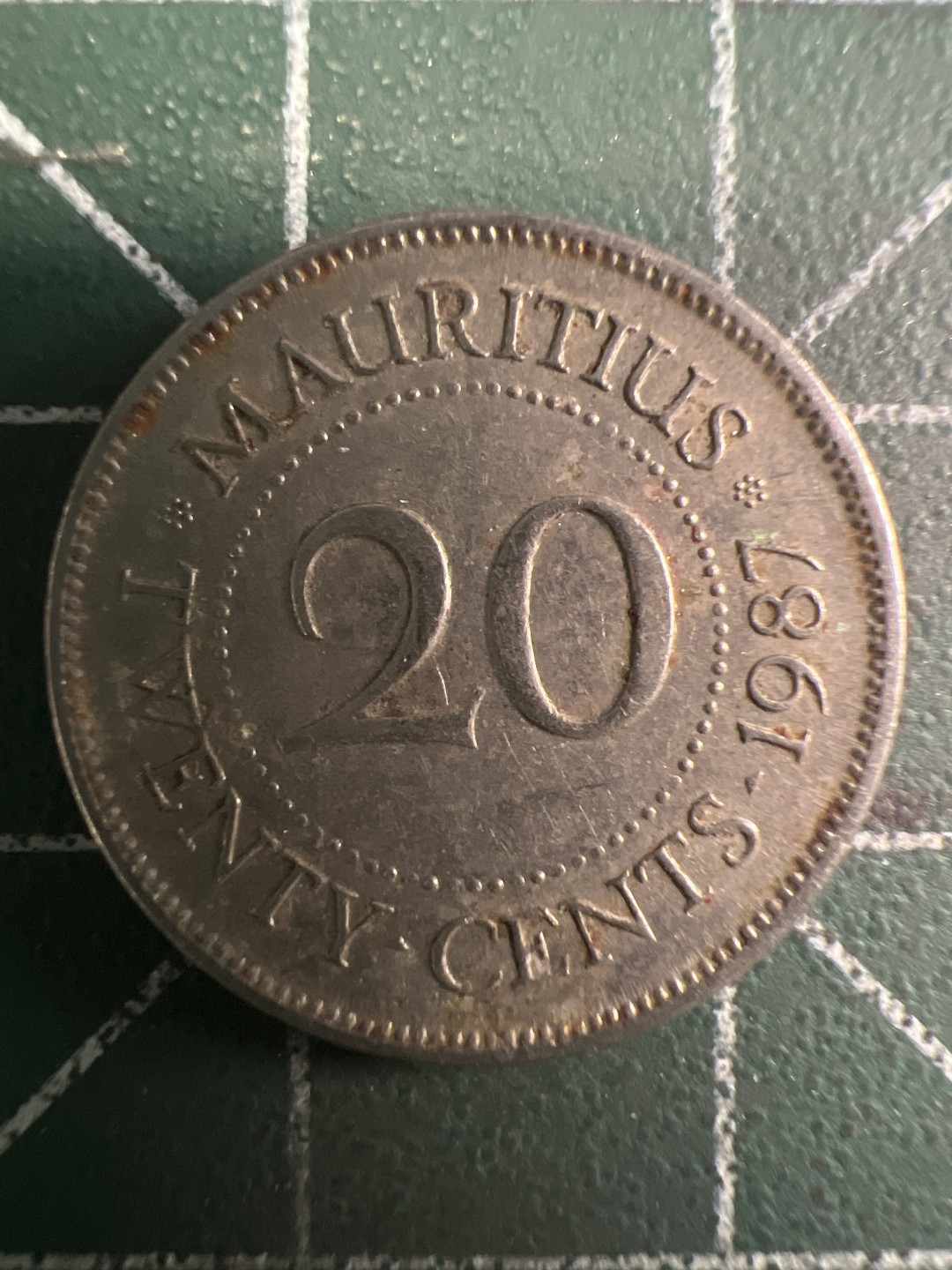 泡泡堂第295期  世界硬币 （无押金，捡漏，全场20包邮，偏远地区除外，接收代拍业务） 毛里求斯20分