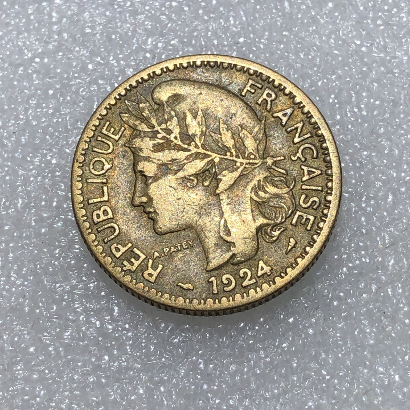 环球钱币第02场 1924年法属多哥自由女神2法郎