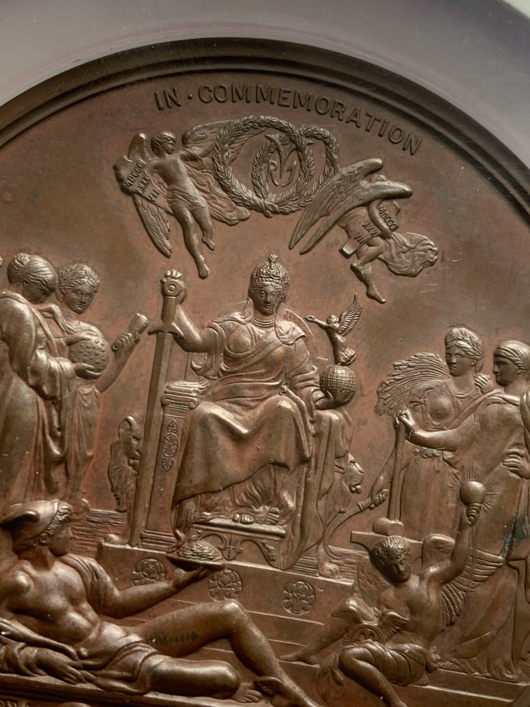 《竞宝斋》第159场-周日，周一 2场 (全场包邮) NGC MS62 英国1887维多利亚登基 50周年大铜章，77mm直径，博物馆级巨制