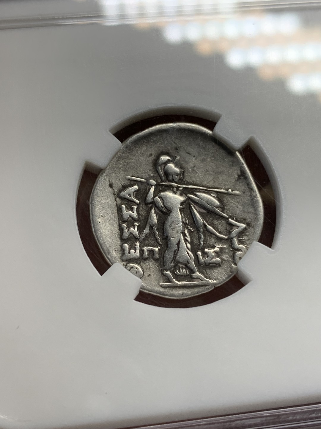 《竞宝斋》第159场-周日，周一 2场 (全场包邮) ZDGS 公元前196-27年 古希腊色萨利同盟 宙斯1斯塔特银币 背面雅典娜持矛盾