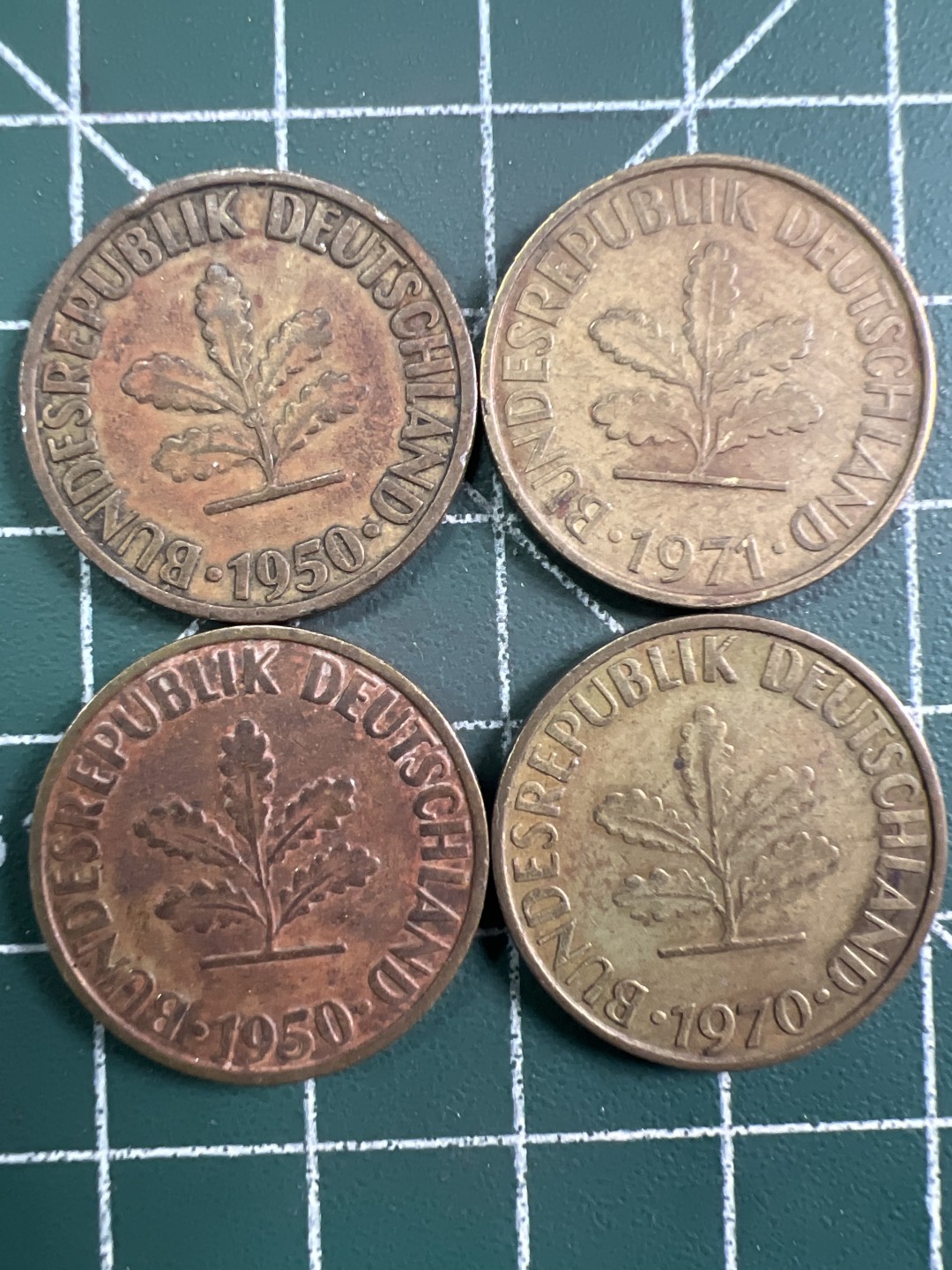 泡泡堂第314期  世界硬币 （无押金，捡漏，全场20包邮，偏远地区除外，接收代拍业务） 德国十分4枚