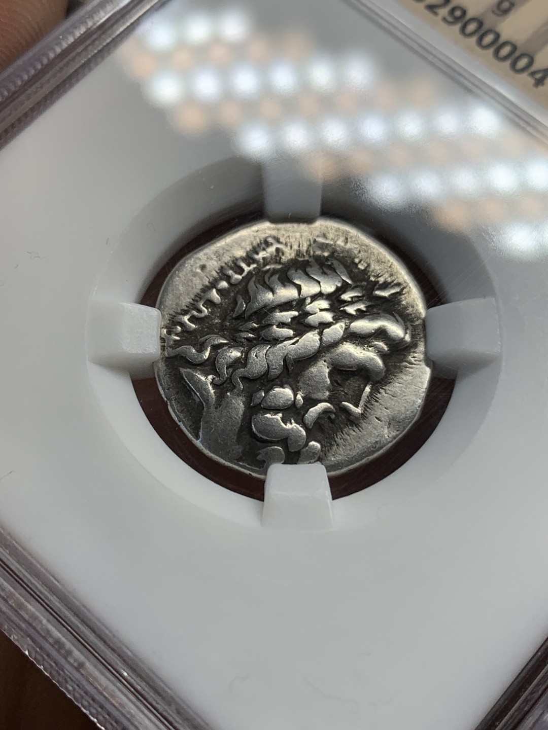 《竞宝斋》第159场-周日，周一 2场 (全场包邮) ZDGS 公元前196-27年 古希腊色萨利同盟 宙斯1斯塔特银币 背面雅典娜持矛盾