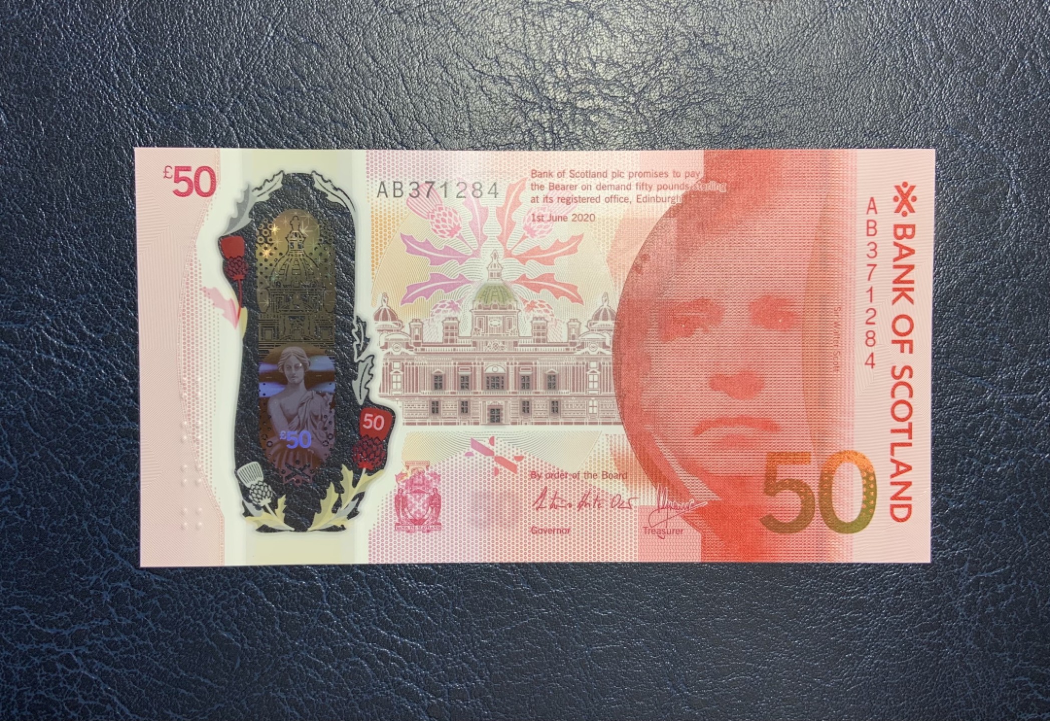 收藏联盟Quantum Auction 第254期拍卖  苏格兰银行2020年50镑 品相全新UNC