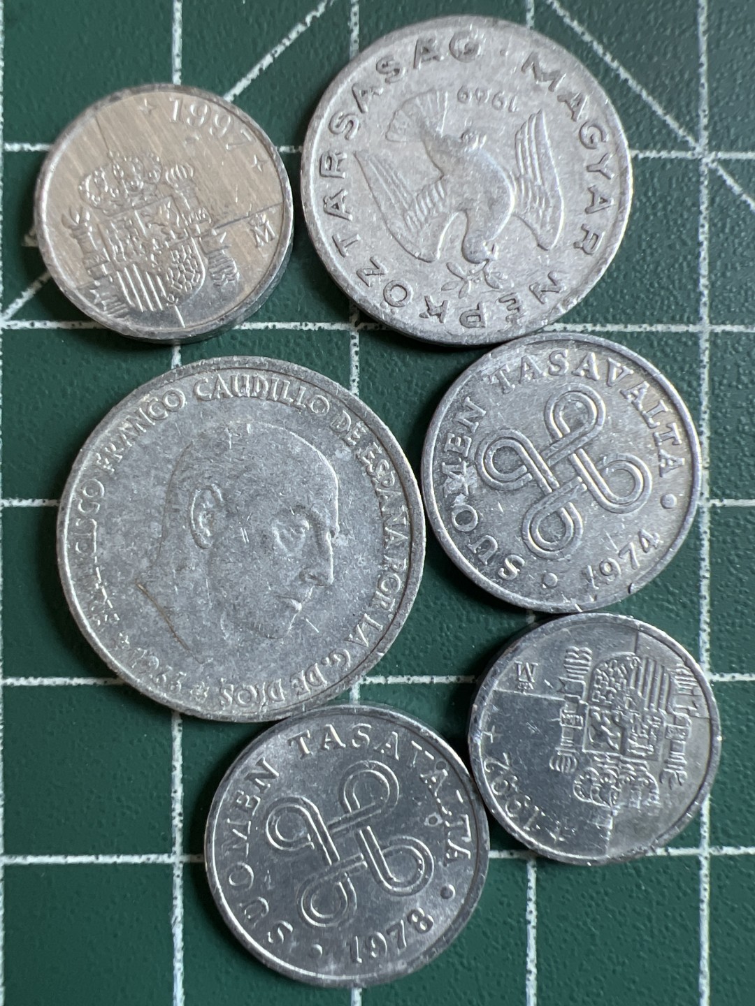 泡泡堂第296期  世界硬币 （无押金，捡漏，全场20包邮，偏远地区除外，接收代拍业务） 铝币六枚