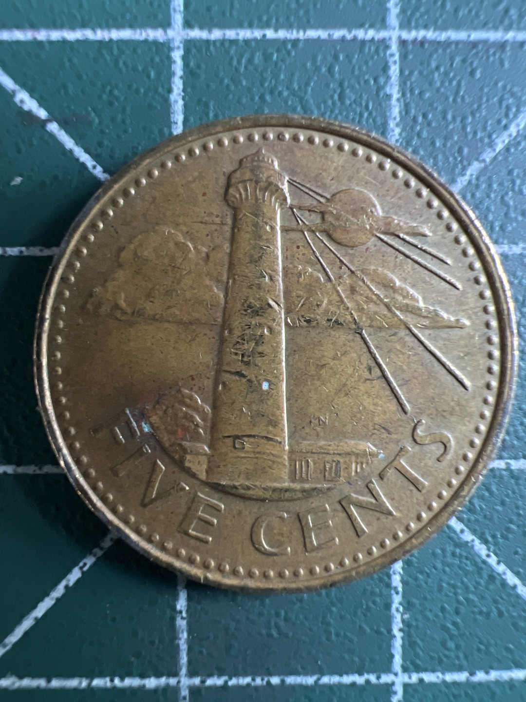 泡泡堂第314期  世界硬币 （无押金，捡漏，全场20包邮，偏远地区除外，接收代拍业务） 巴巴多斯五分