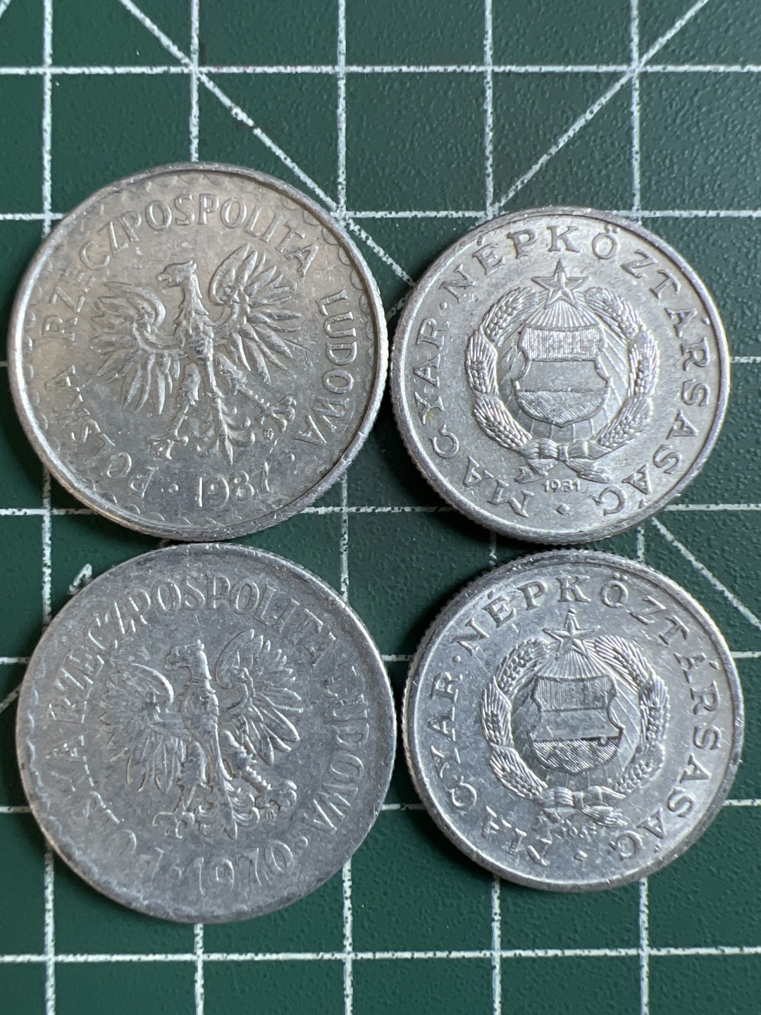 泡泡堂第296期  世界硬币 （无押金，捡漏，全场20包邮，偏远地区除外，接收代拍业务） 铝币四枚