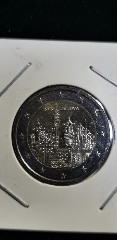 2欧普质币，2欧普质纪念币 - 十字架山（立陶宛）