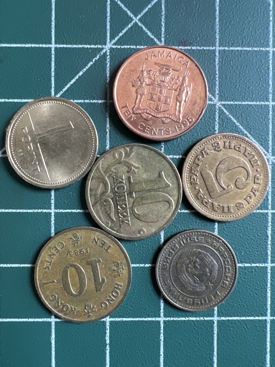 泡泡堂第296期  世界硬币 （无押金，捡漏，全场20包邮，偏远地区除外，接收代拍业务） 铜币六枚