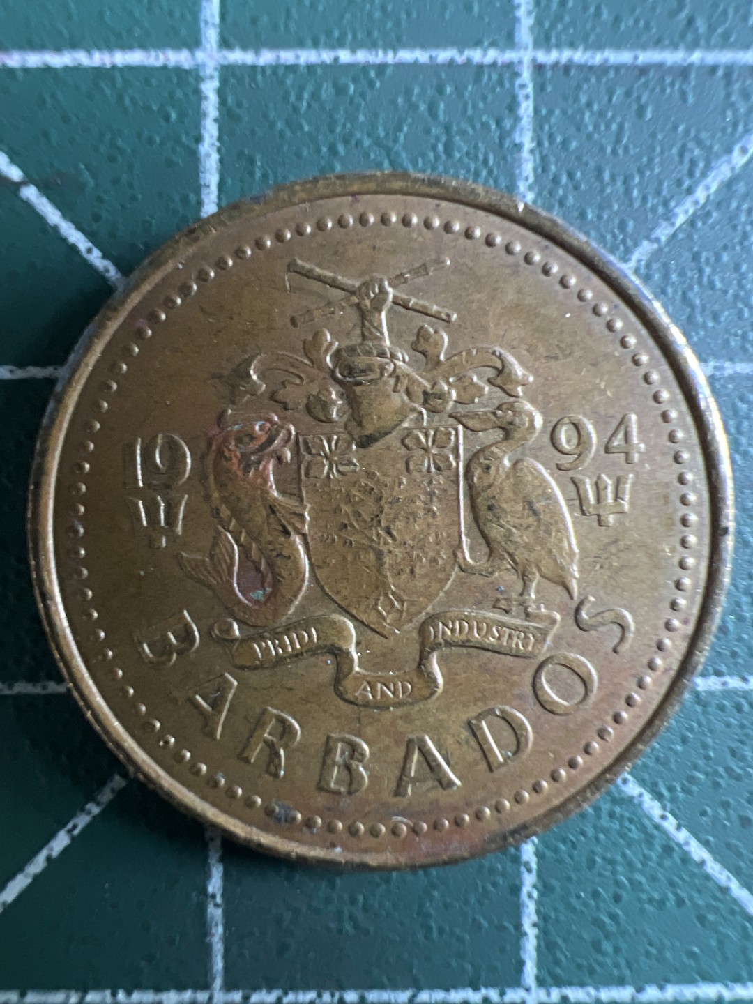 泡泡堂第314期  世界硬币 （无押金，捡漏，全场20包邮，偏远地区除外，接收代拍业务） 巴巴多斯五分