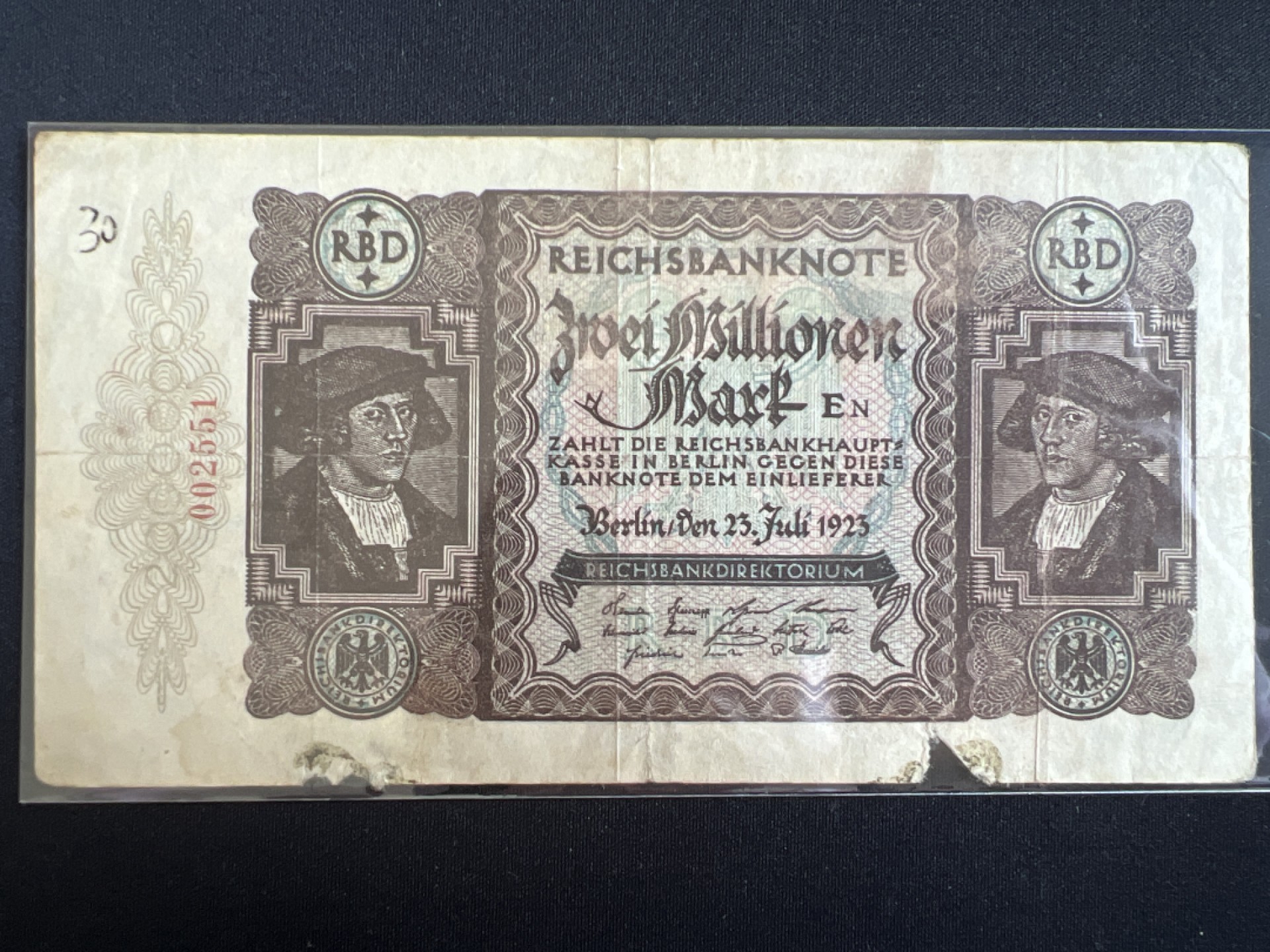 泡泡堂微拍第139幕纸币捡漏可累计专场👿👿，累计满二十元包邮，接受代拍业务 德国200万马克