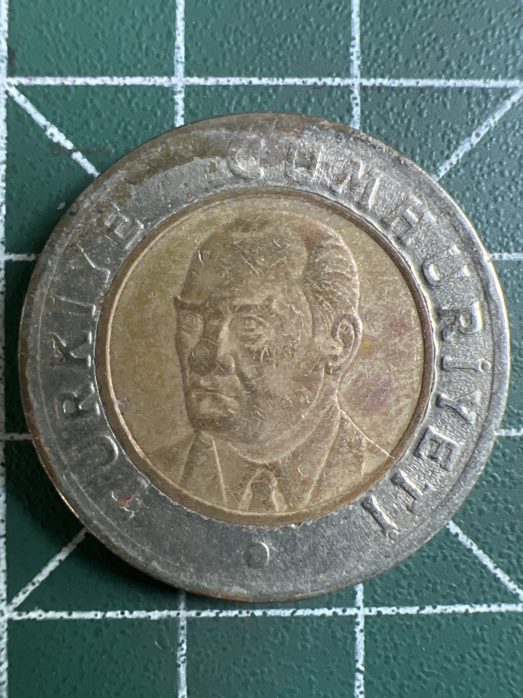 泡泡堂第296期  世界硬币 （无押金，捡漏，全场20包邮，偏远地区除外，接收代拍业务） 土耳其1里拉双色币