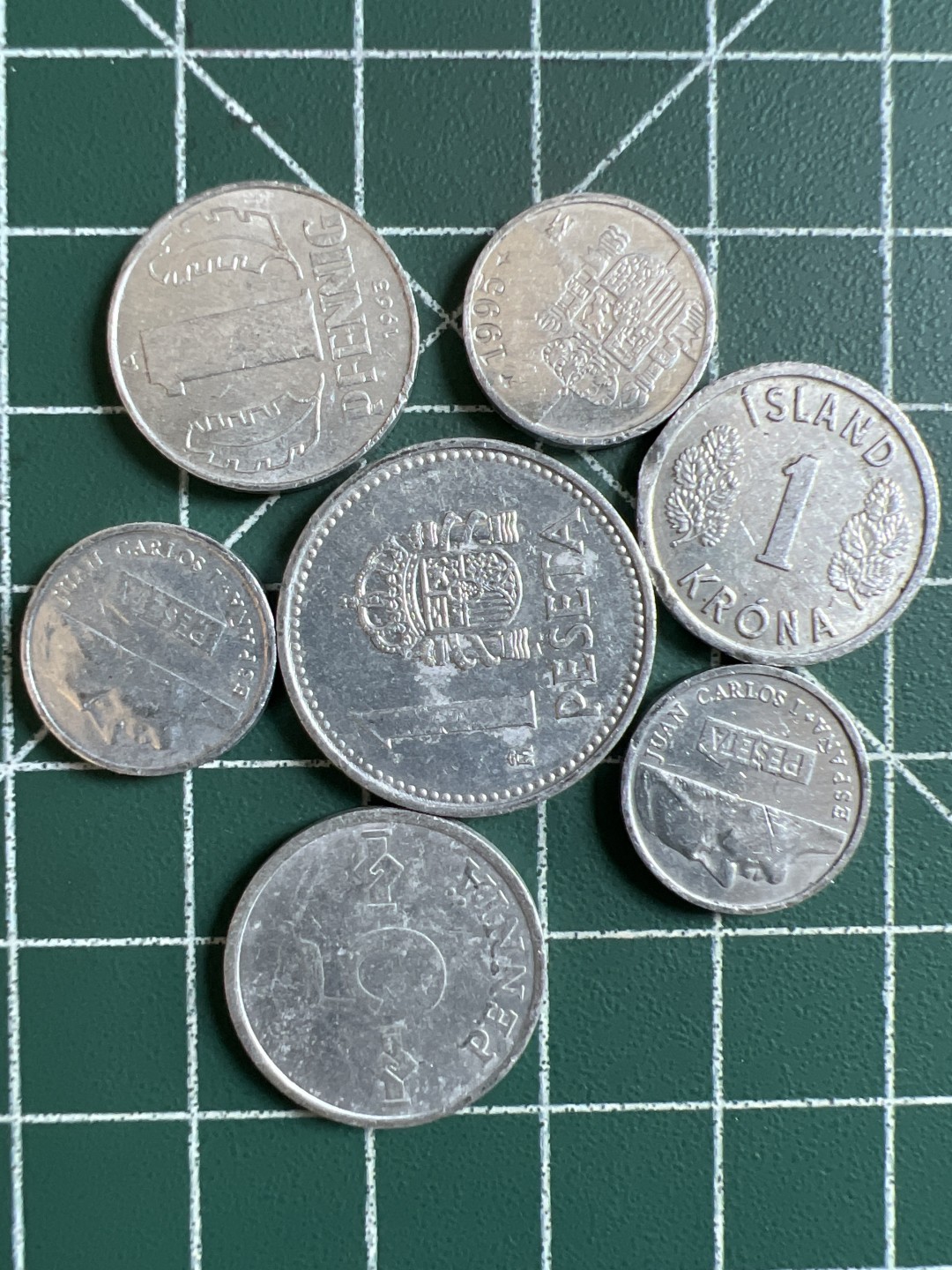 泡泡堂第296期  世界硬币 （无押金，捡漏，全场20包邮，偏远地区除外，接收代拍业务） 铝币七枚