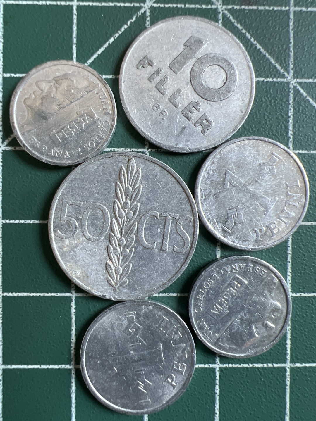 泡泡堂第296期  世界硬币 （无押金，捡漏，全场20包邮，偏远地区除外，接收代拍业务） 铝币六枚