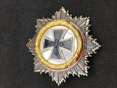 全场0元起拍 第51期 咸鱼国勋章拍卖专场 4月30日（周日）下午6：00开始 - 	金DK 德国57版金级大德意志十字勋章