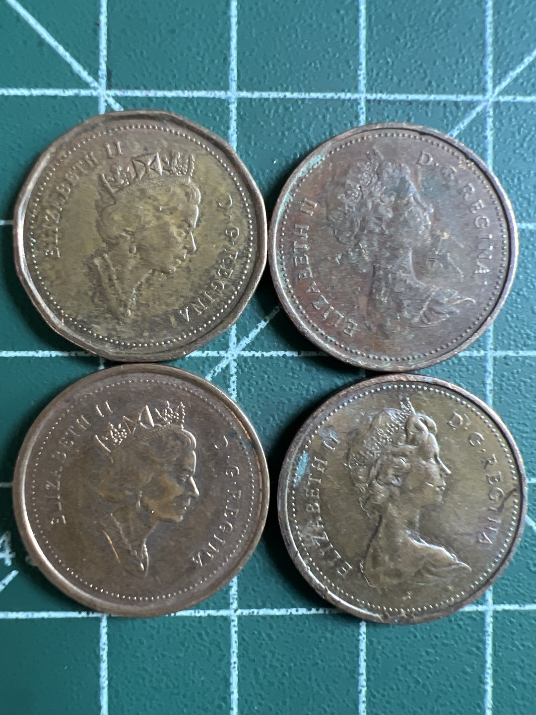 泡泡堂第296期  世界硬币 （无押金，捡漏，全场20包邮，偏远地区除外，接收代拍业务） 加拿大一分四枚