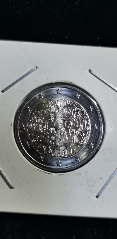 2欧普质币，2欧普质纪念币 - 柏林墙倒塌30周年（德国）