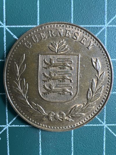 泡泡堂微拍第141幕硬币捡漏可累计专场👿👿，累计满二十元包邮，接受代拍业务 - 英属根西8道布青铜币