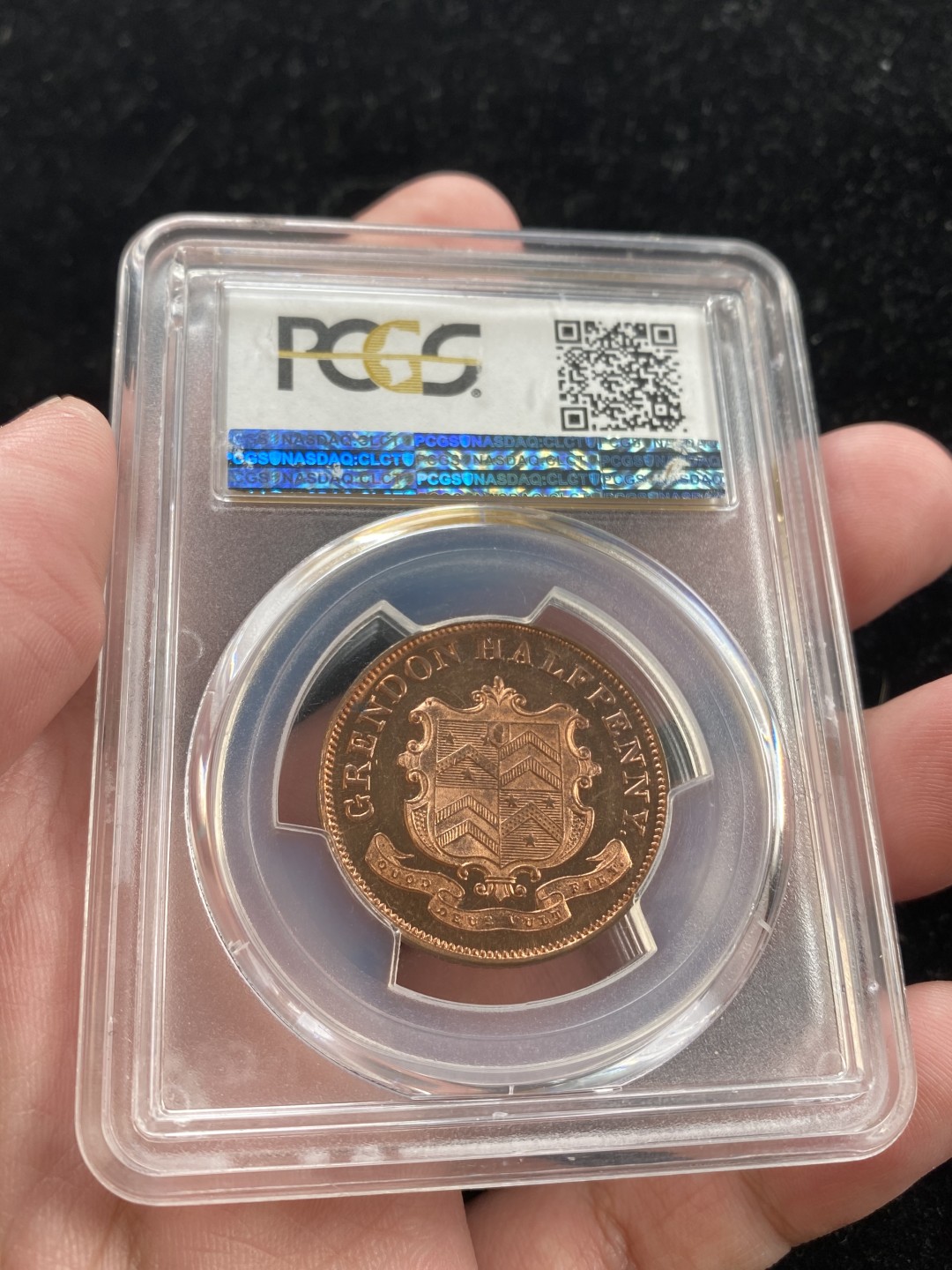 万国钱币拍卖第007期（慕尼黑第二夜） PCGS-MS64RB 英国1842年乔治爵士半便士代币，P记唯一冠军，双面PL效果明显，浮雕细节完美。