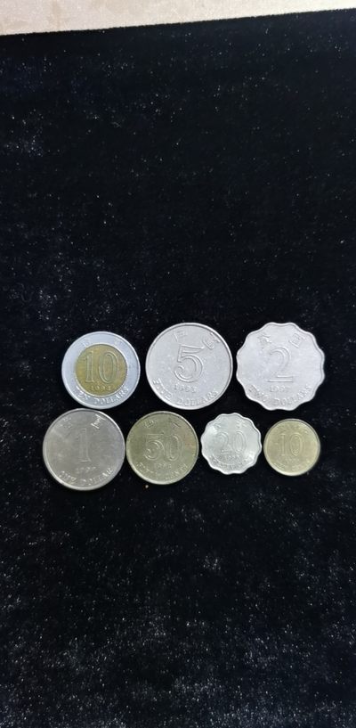 轻松集币无压力（无佣金） - 香港硬币一套（紫金花版）