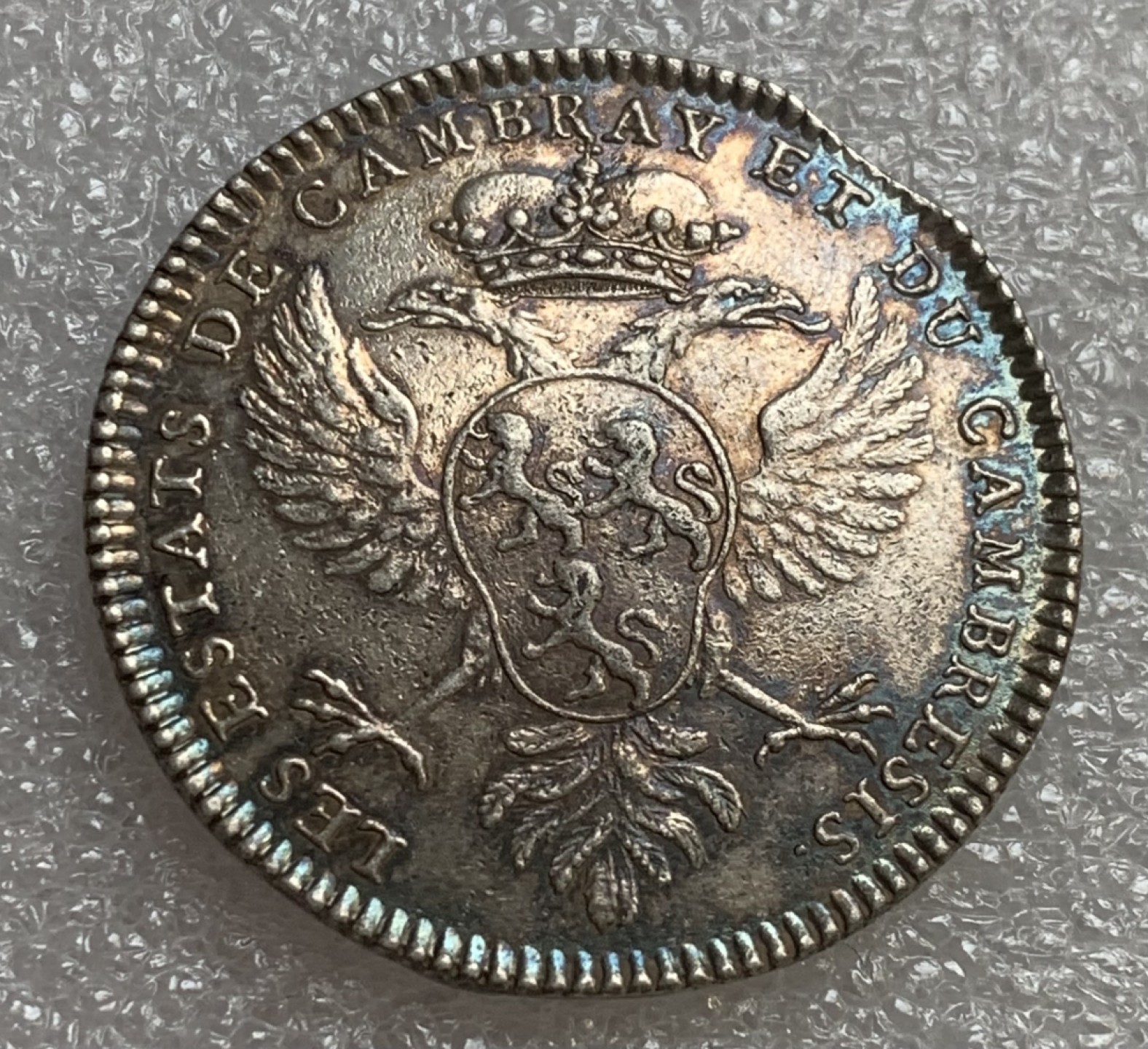 瓶子🏺第89期拍卖会 法国PRESENCE公司圆形银代币 32.5毫米 15.5克