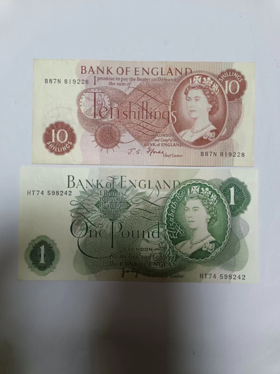 【20230428】非全新纸币第十七场 英国纸币