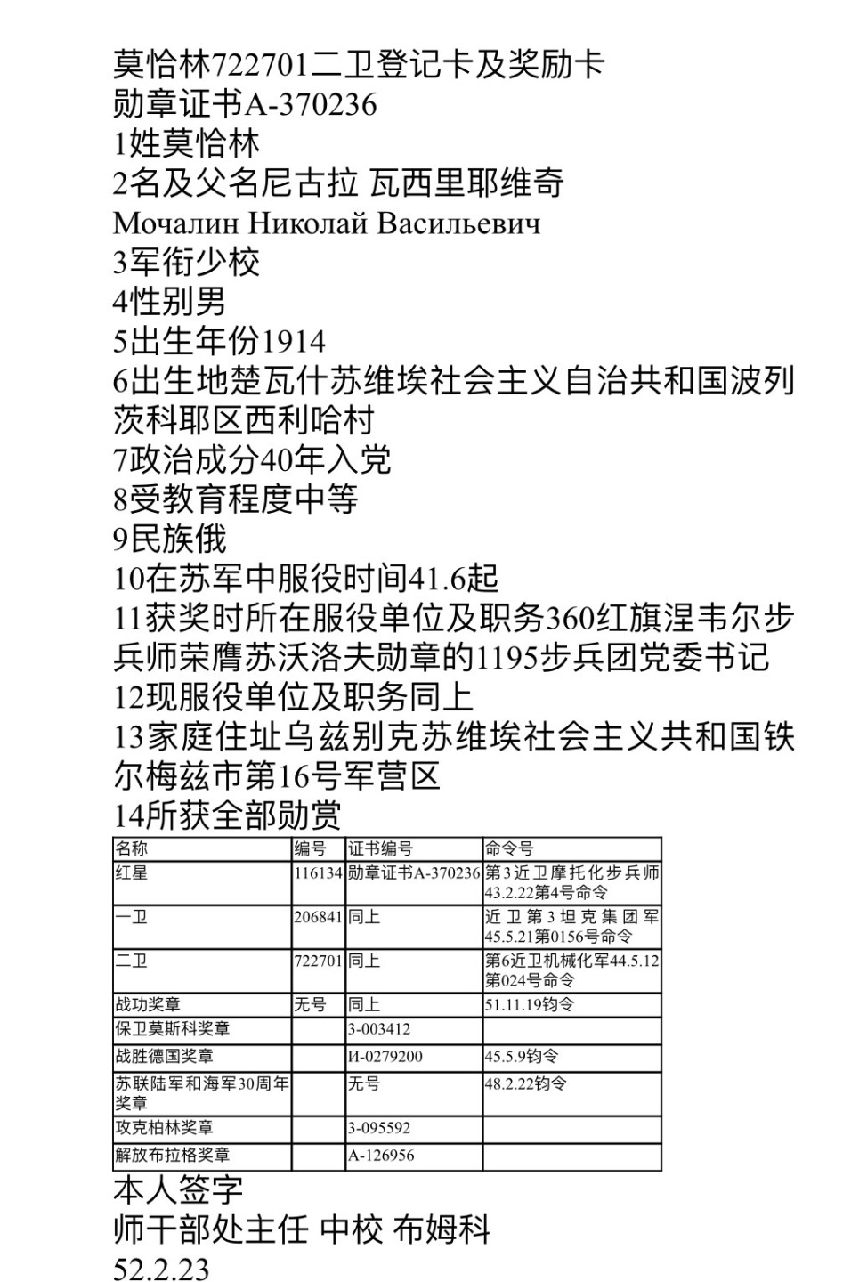 大猫徽章拍卖第222期  43二卫 档案齐全 好品