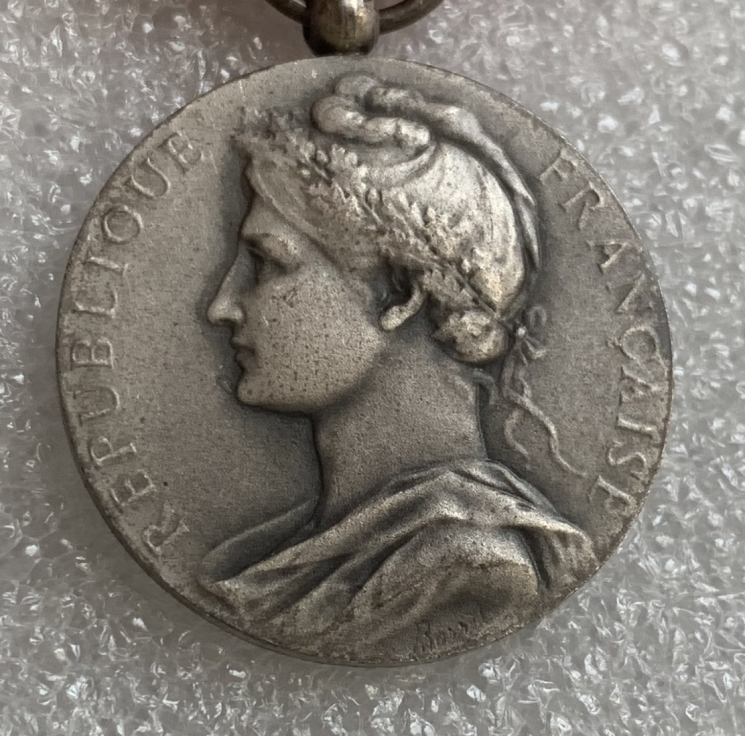 瓶子🏺第89期拍卖会 法国劳动银奖章 丰饶角银标 12.1克