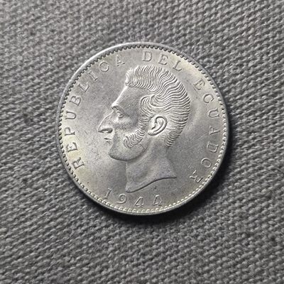 第五十六期 五月第二拍 好品散币 - 5.2.1厄瓜多尔1944年银币