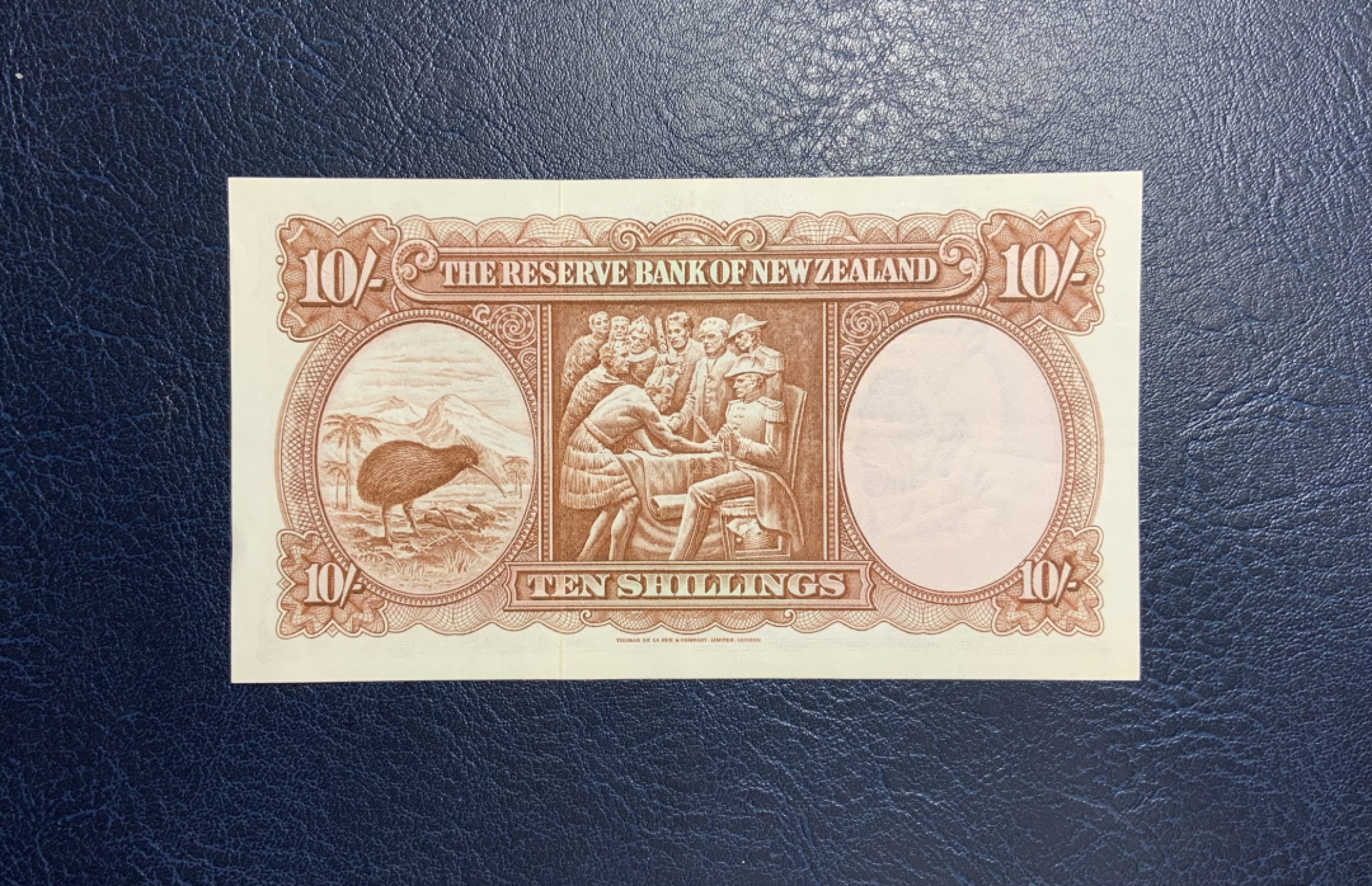 收藏联盟Quantum Auction 第254期拍卖  新西兰1960-67年10先令 非全新 品相如图 库克船长