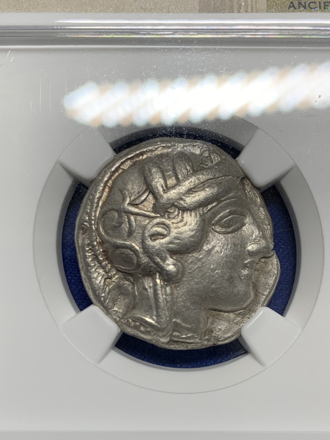 欢迎参加《竞宝斋》五一特拍-第161场-周日，周一 2场 NGC-VF 4/5- 2/5 古罗马 雅典 猫头鹰 4德大银币 经典品种