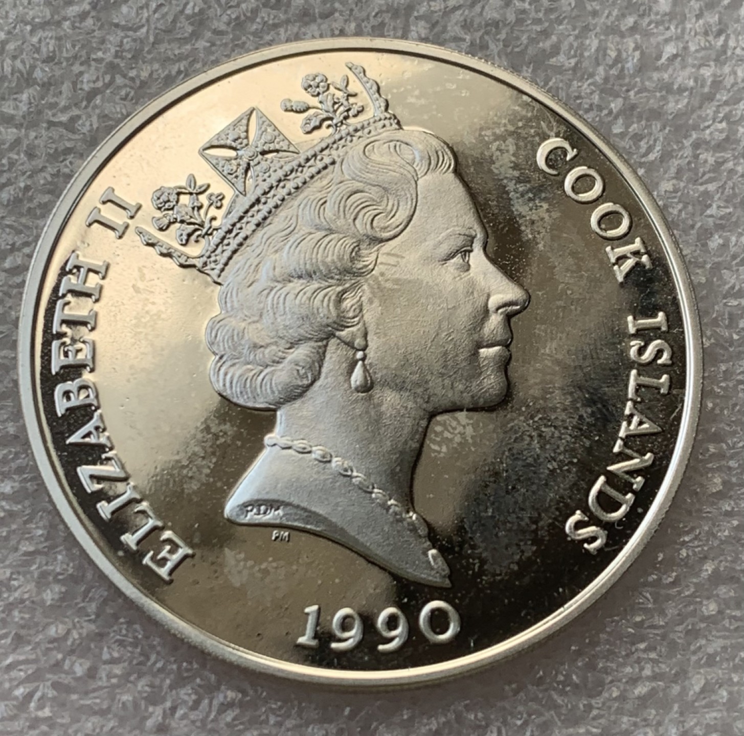 瓶子🏺第89期拍卖会 1990年库克濒危野生动物系列精制银币重 19.5克