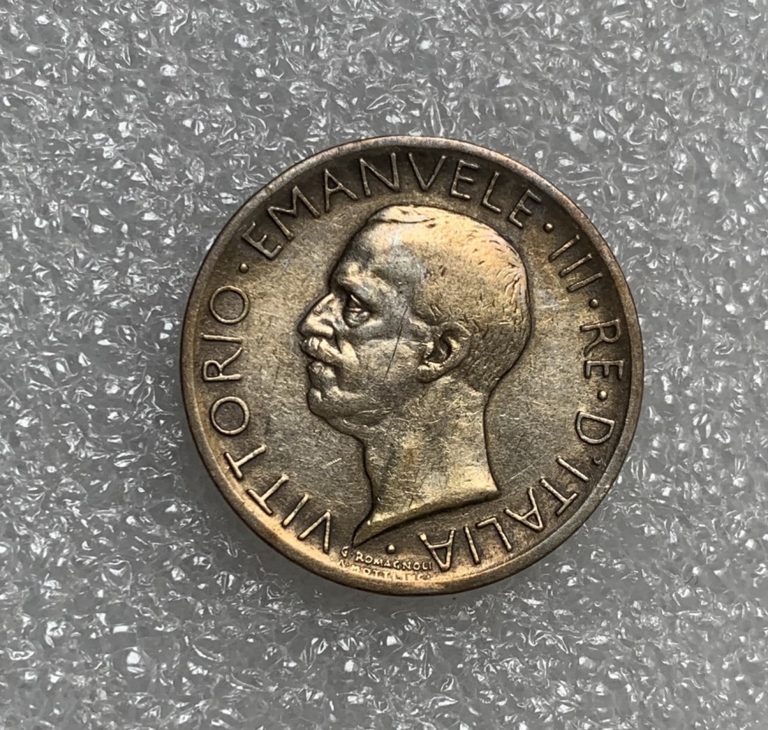 瓶子🏺第89期拍卖会 意大利1927年鹰徽束斧5里拉银币