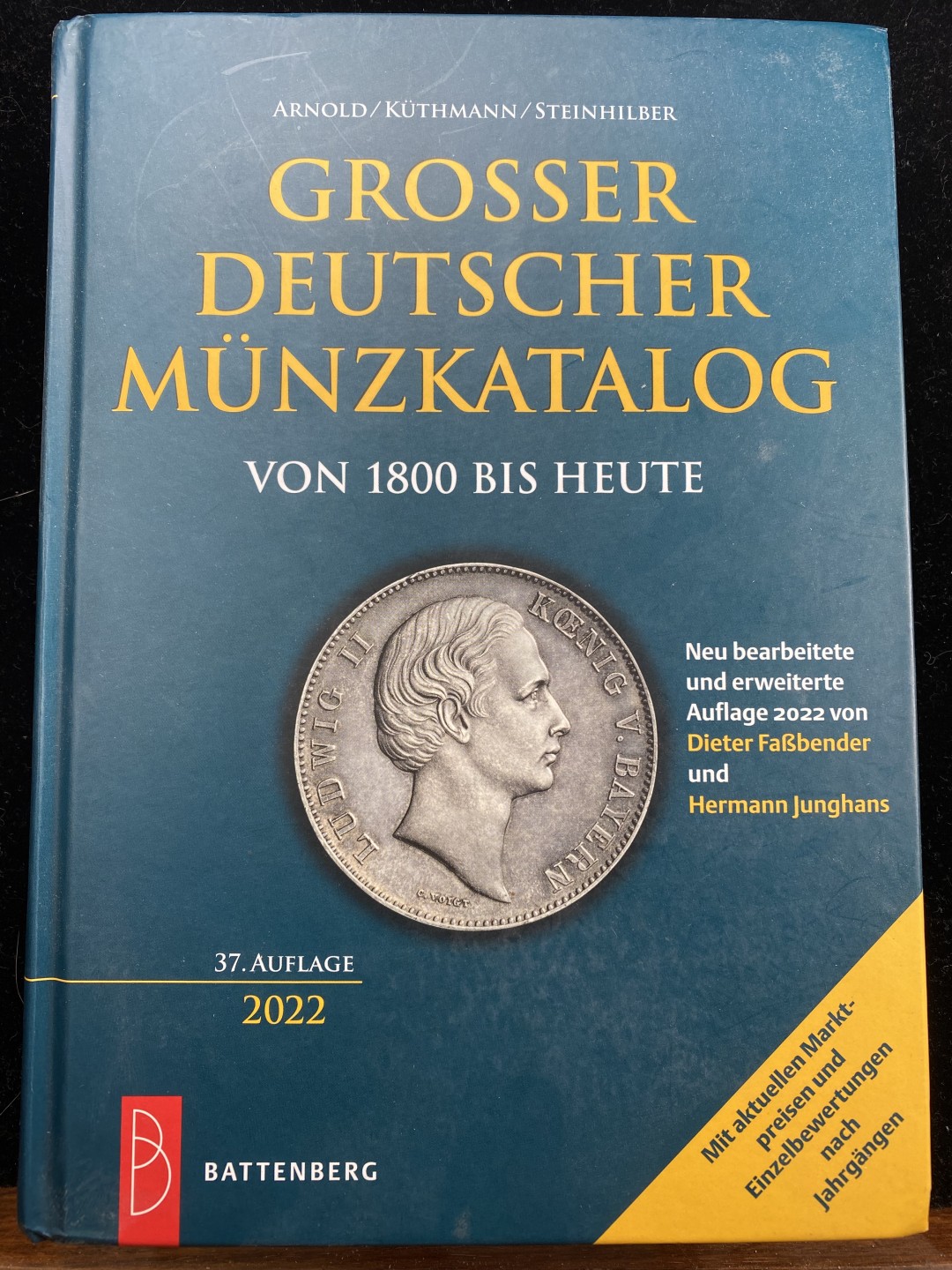 万国钱币拍卖第007期（慕尼黑第二夜） 2022年新版修正版巴滕贝格目录，全新拆封，德系玩家必备工具书。（书籍较重请注意运费到付）