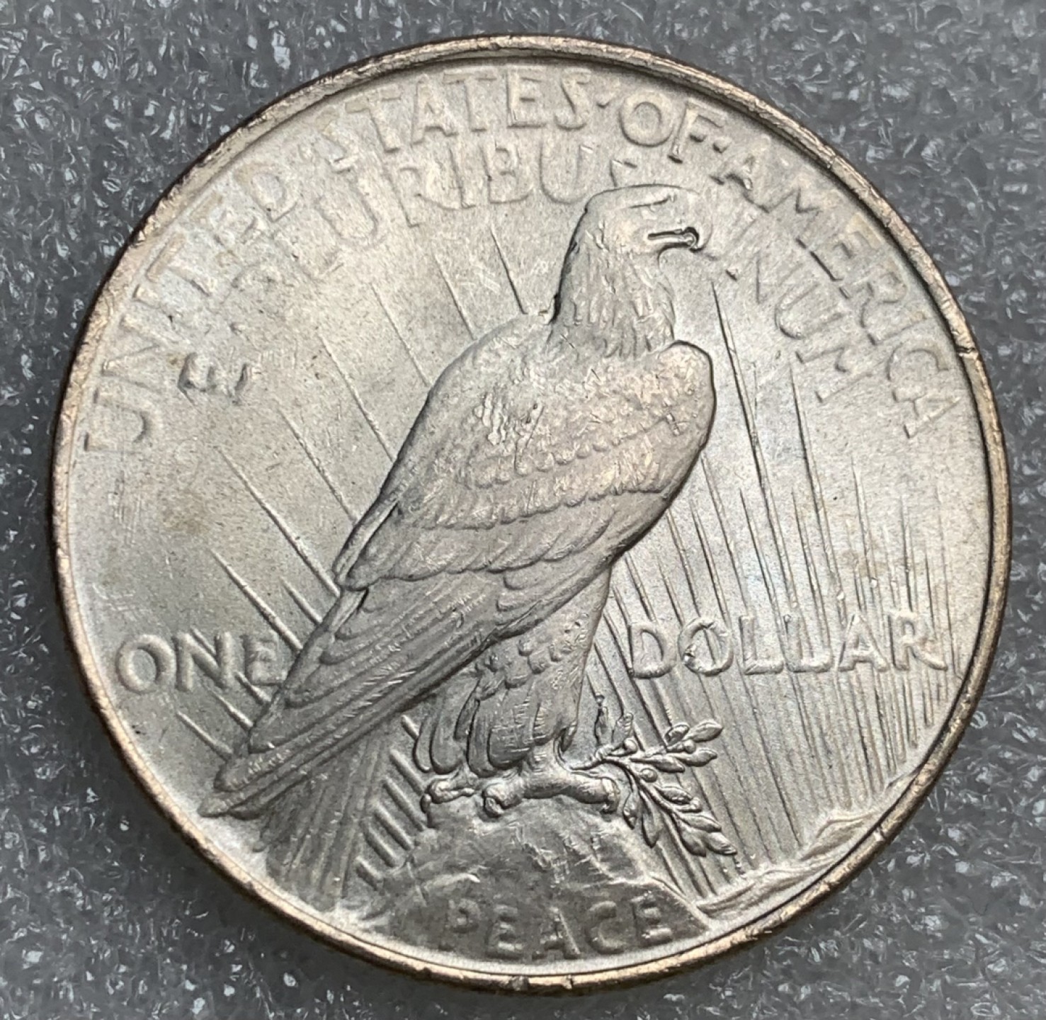 瓶子🏺第89期拍卖会 美国1922年1元和平鹰大银币  原光