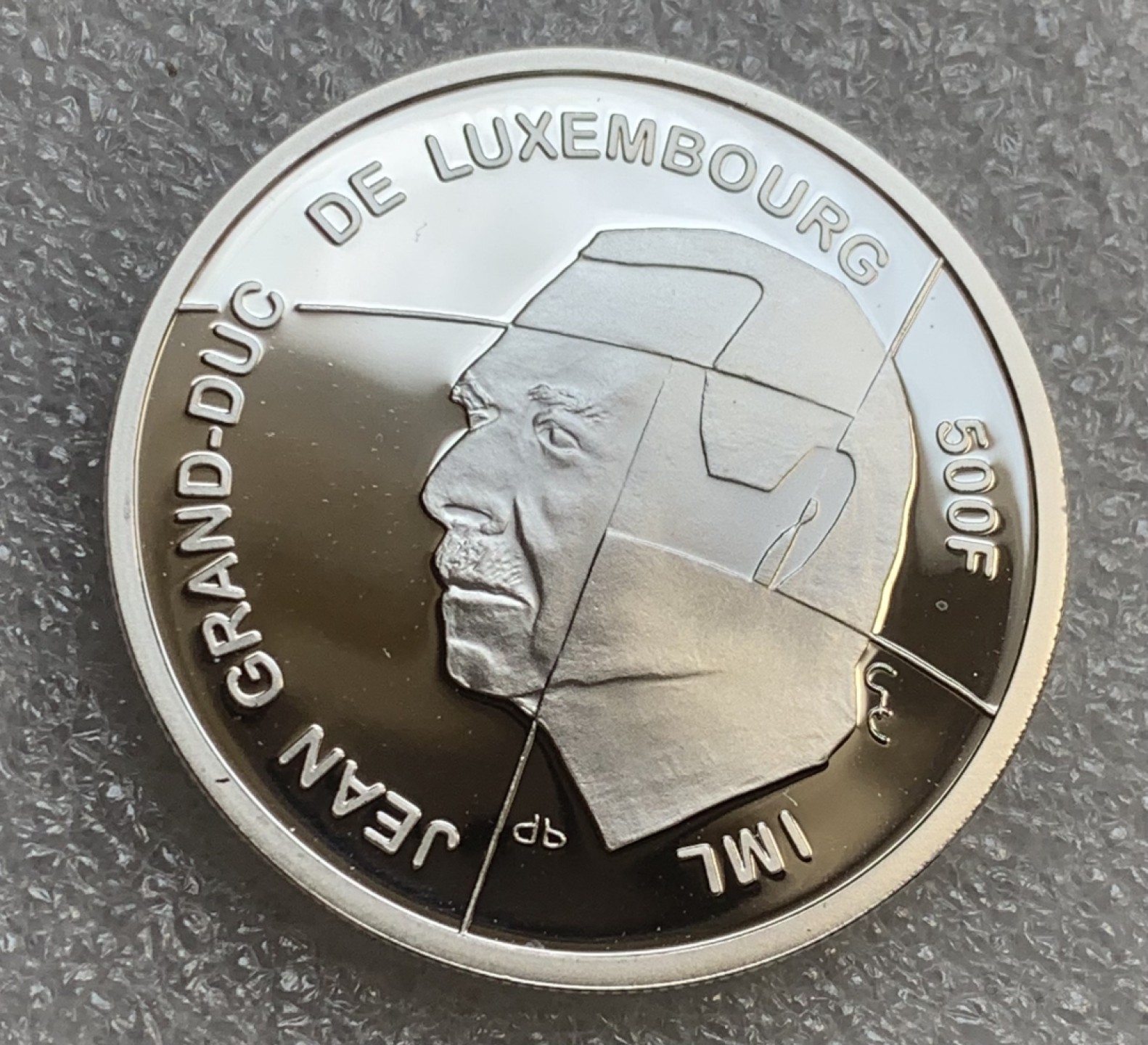 瓶子🏺第89期拍卖会 卢森堡1998年500法郎精制纪念银币 欧洲景点埃切特纳赫城堡