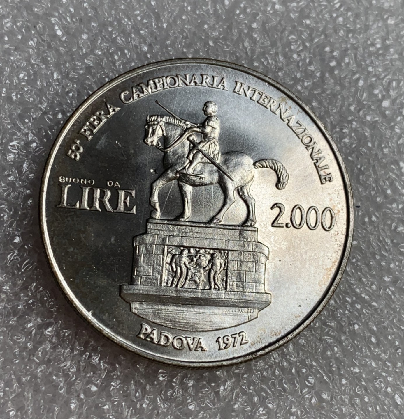 瓶子🏺第89期拍卖会 意大利帕多瓦1972年2.000里拉银币