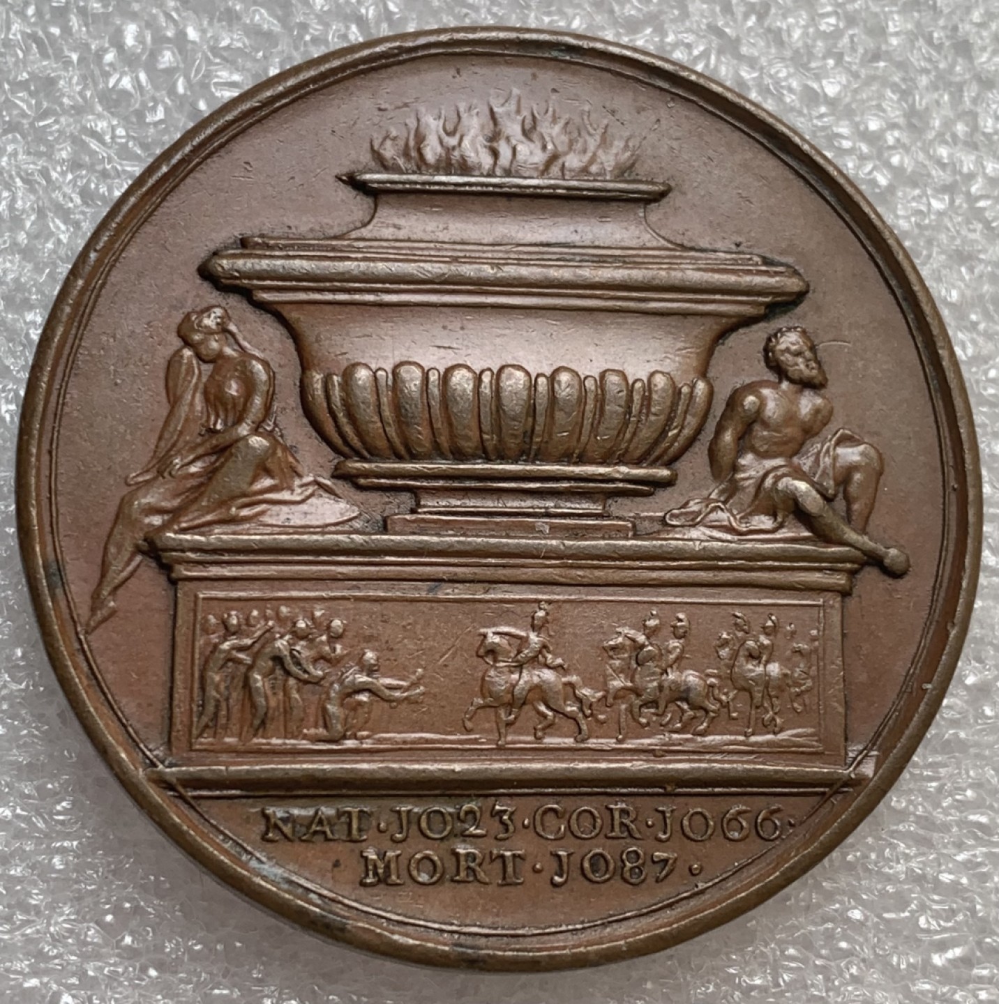 瓶子🏺第89期拍卖会 高浮雕英国1830年历届国王逝世纪念大铜章（1）