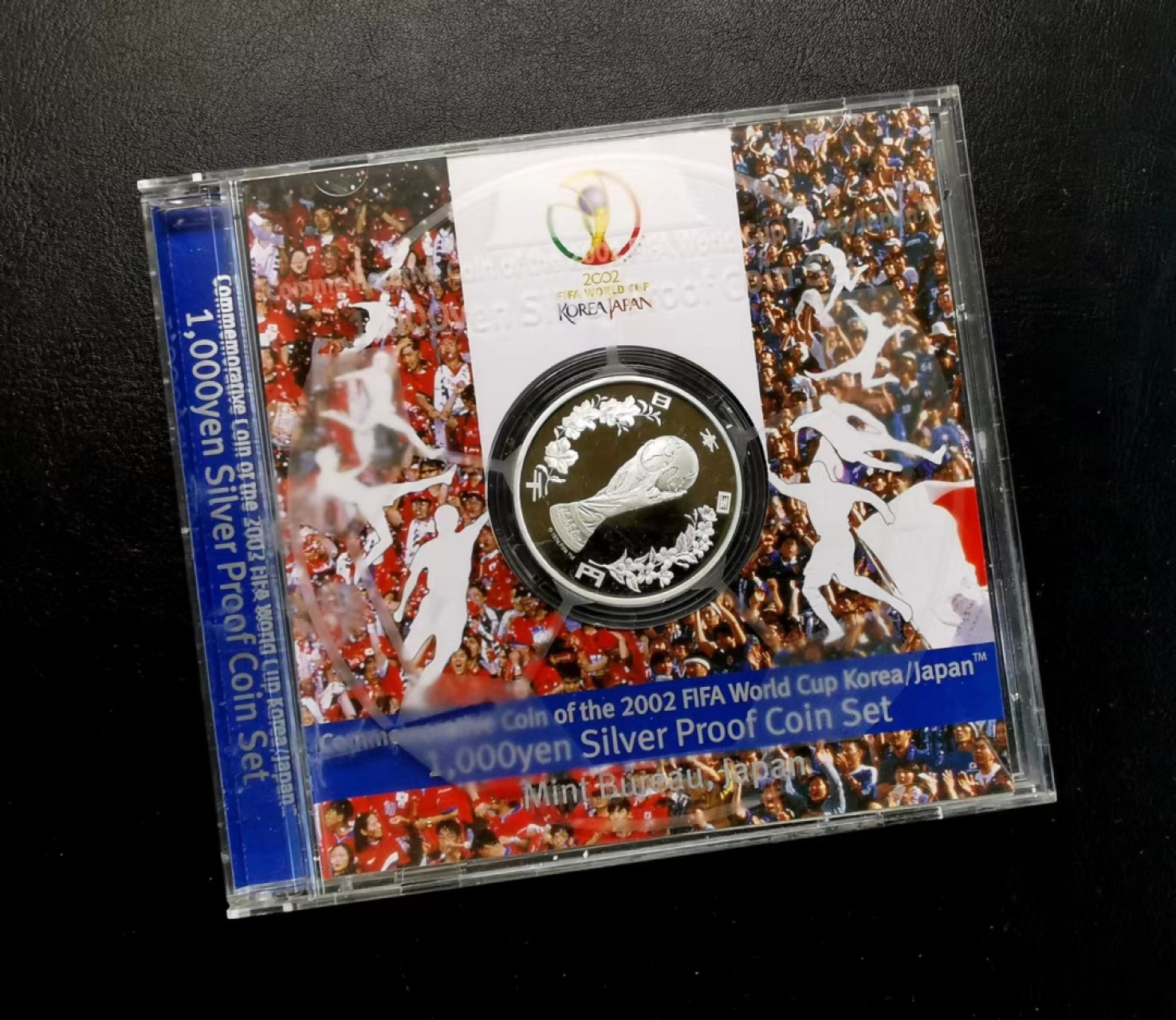 凡希社世界钱币微拍第二百三十七期 2002日本世界杯1000元银币原厂包装！