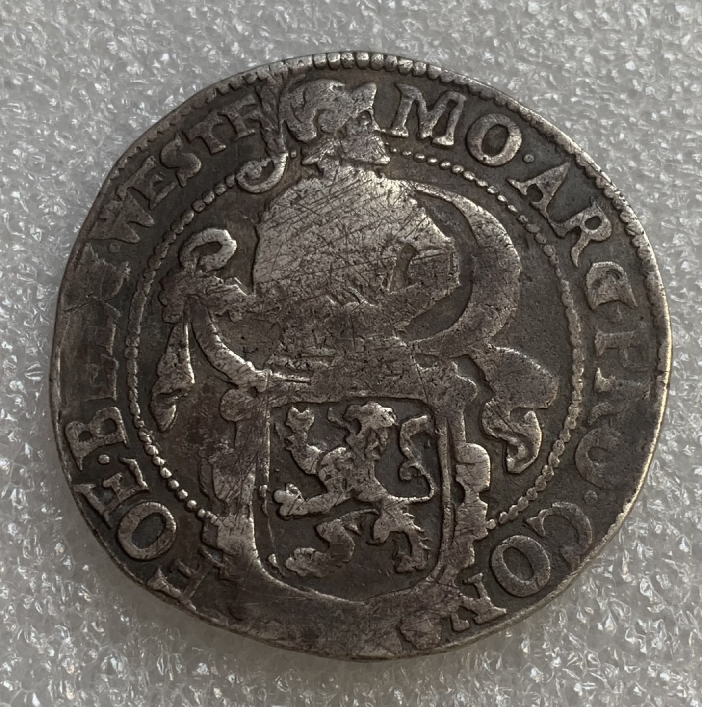 瓶子🏺第89期拍卖会 尼德兰自治省（西属荷兰）1617年商人狮子大银币