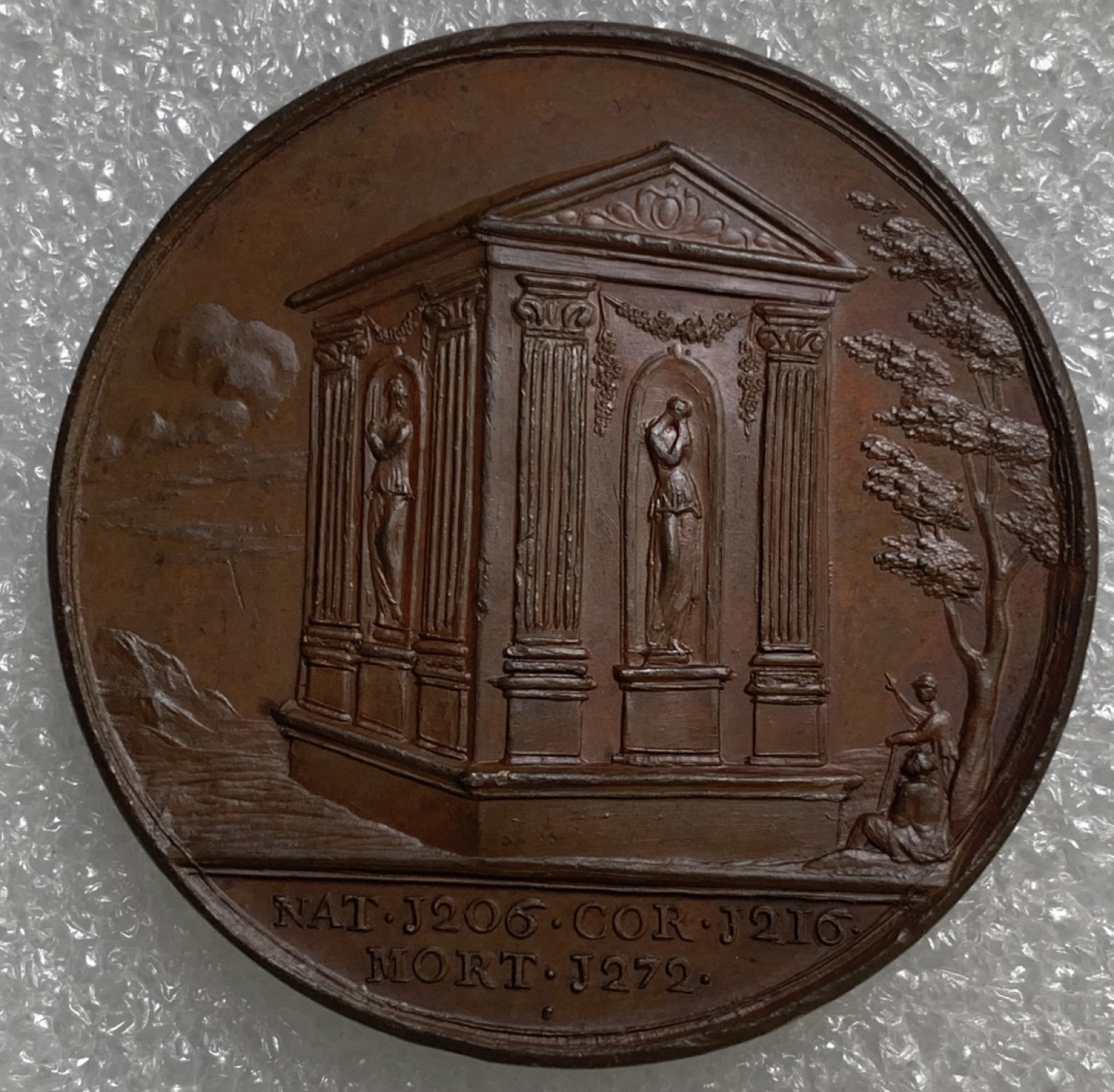 瓶子🏺第89期拍卖会 高浮雕英国1830年历届国王逝世纪念大铜章（5）