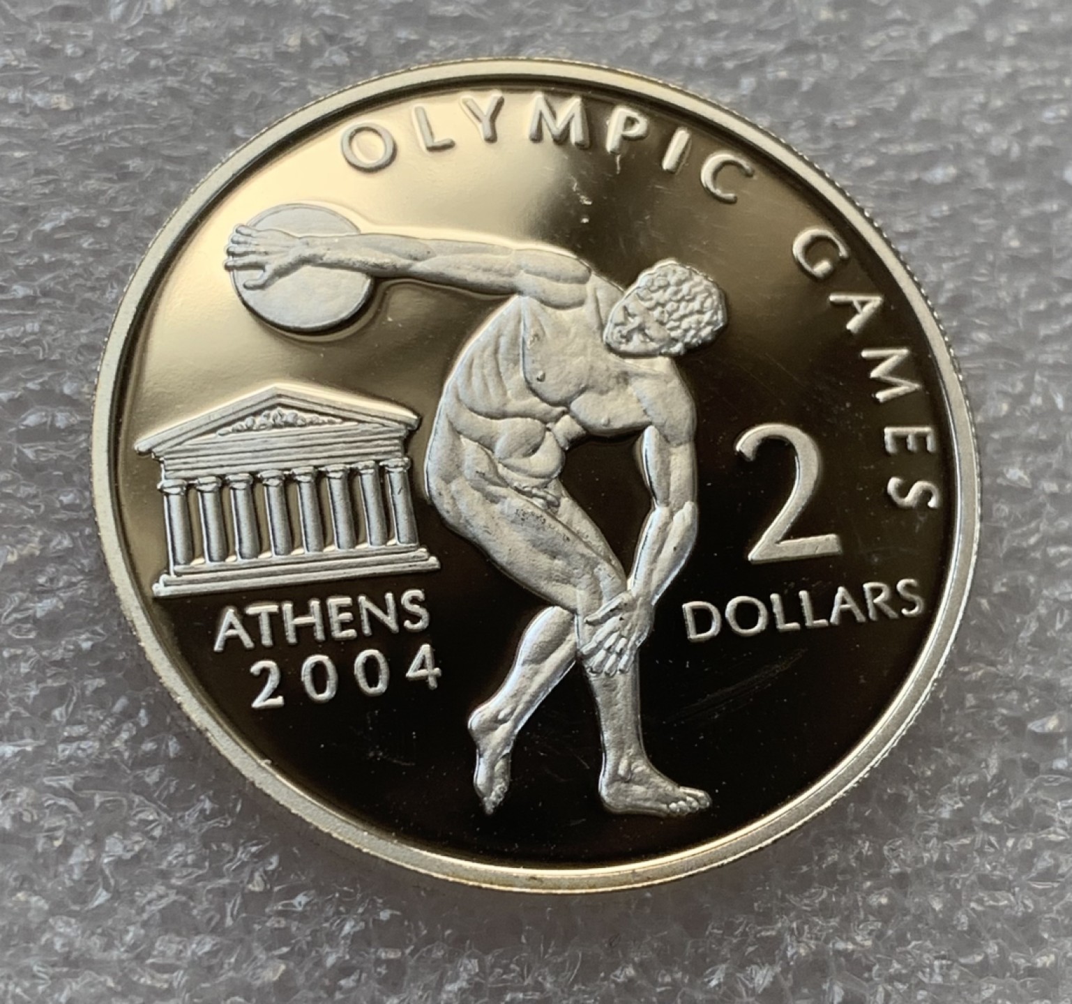 瓶子🏺第89期拍卖会 库克群岛2002年2元精制银币(奥运会)