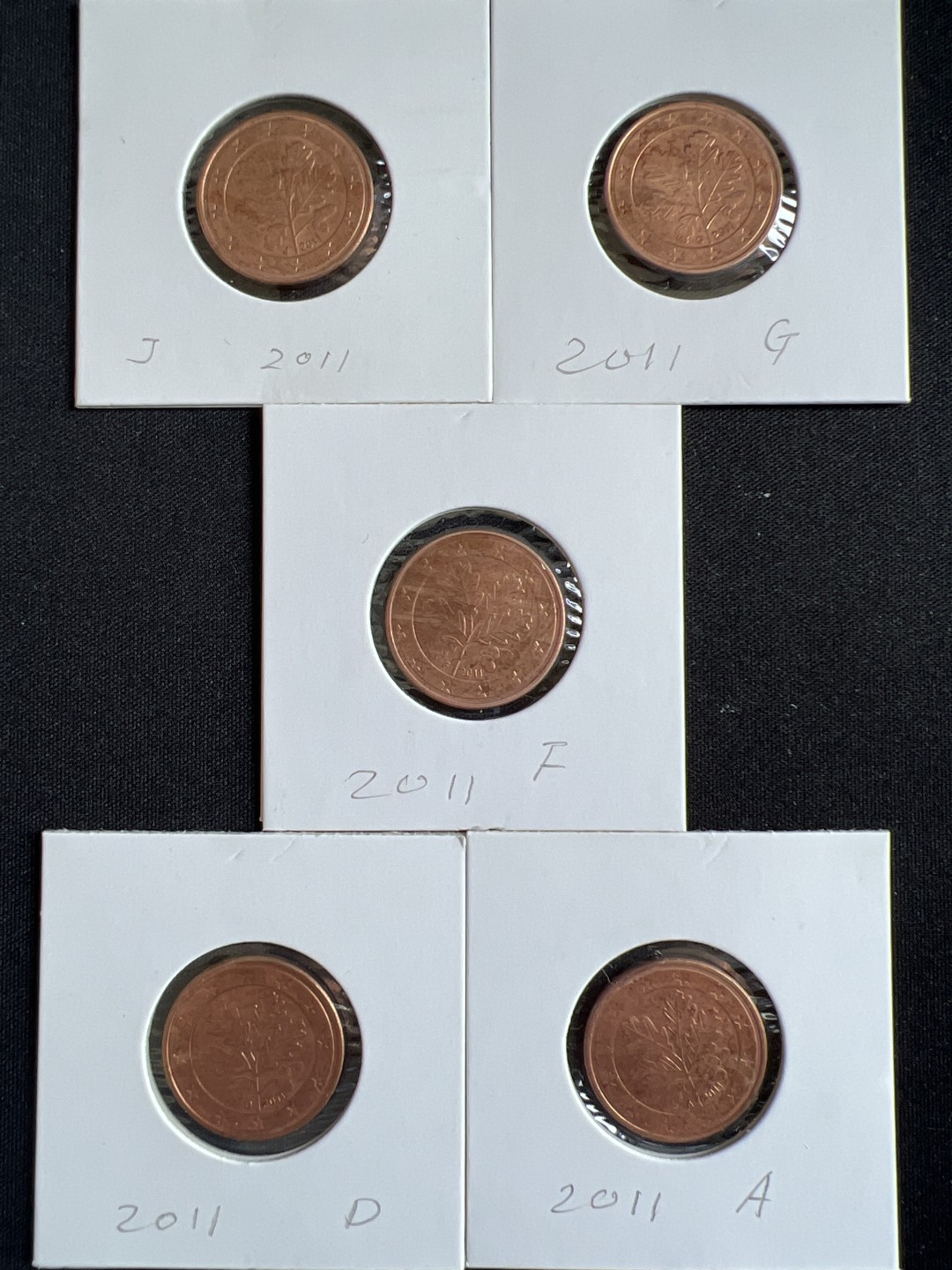 泡泡堂微拍第143幕硬币、明信片捡漏可累计专场👿👿，累计满二十元包邮，接受代拍业务 德国五分五枚