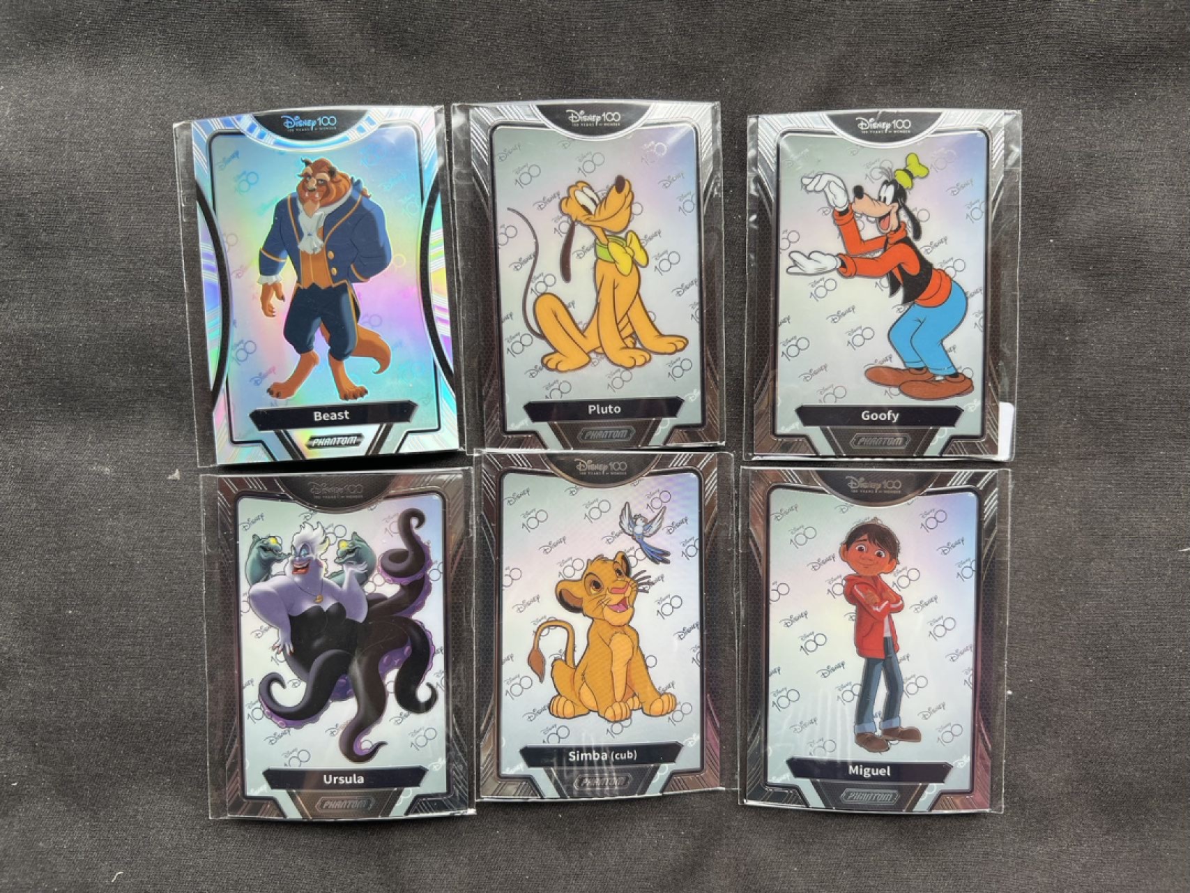 【稀奇送评】福利限时拍【第14期】 【卡卡沃】银折卡一张+普卡5张 迪斯尼100年