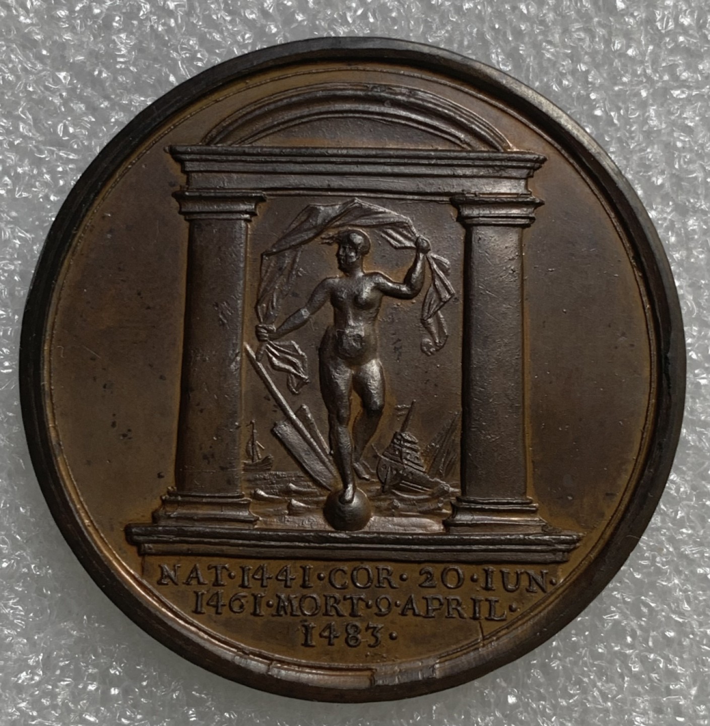 瓶子🏺第89期拍卖会 高浮雕英国1830年历届国王逝世纪念大铜章（8）