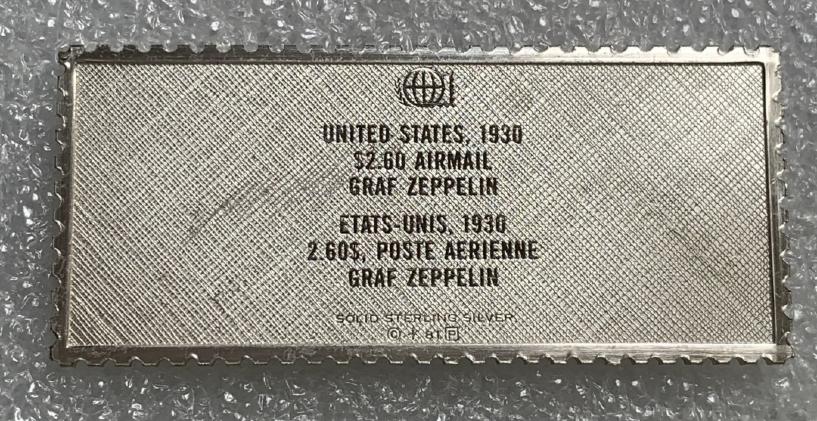 瓶子🏺第89期拍卖会 1930年银质邮票  世界邮政后铸