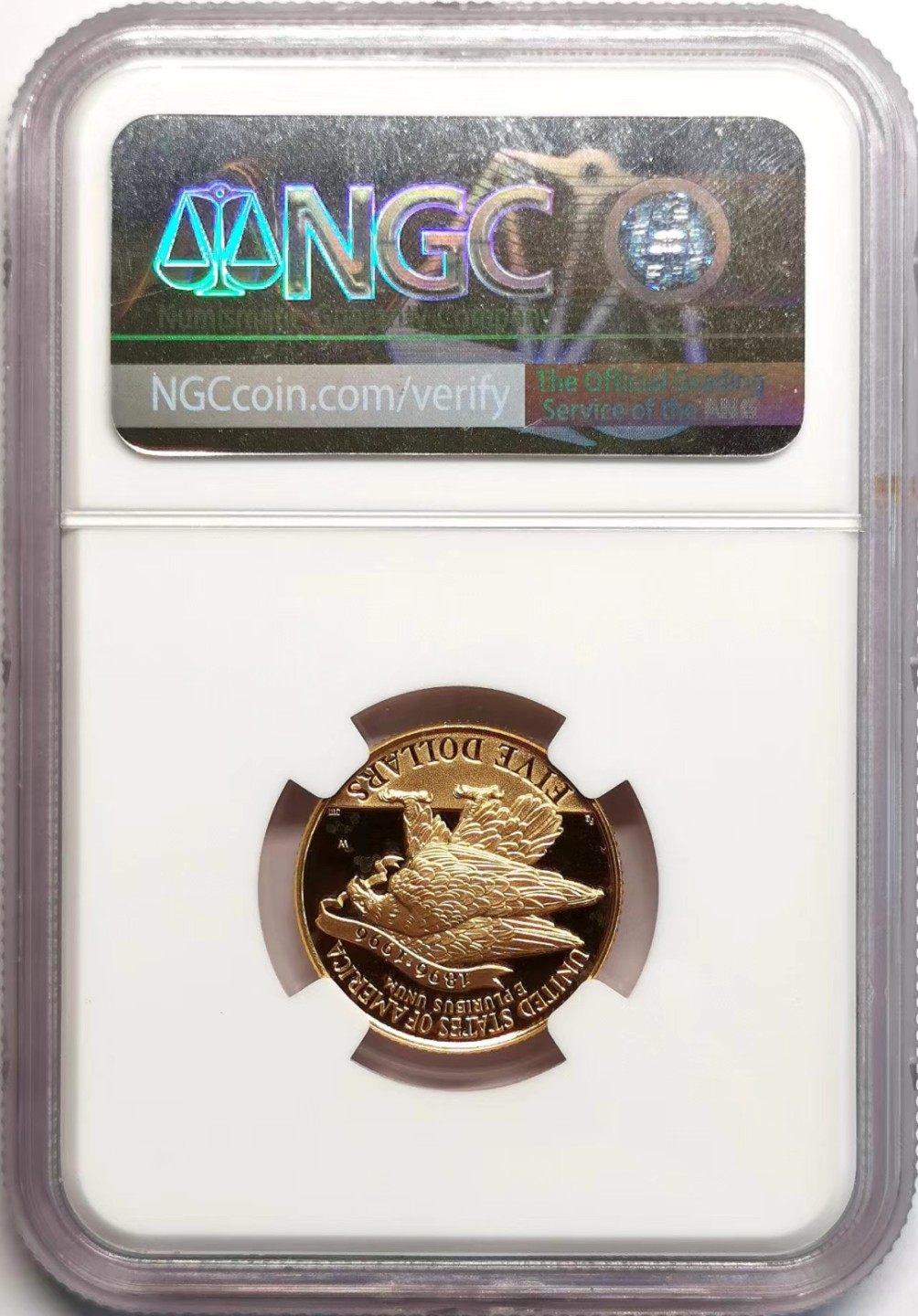 凡希社世界钱币微拍第二百三十七期 1995美国奥运5元纪念金币NGC-PF66UC 8.36克 900金